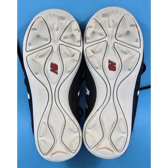 New Balance Little Kids Baseball Cleats Sz 11 Black Junior All-Star Tee Ball - Picture 6 of 8